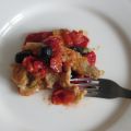 Straccetti di pollo con peperoni e olive
