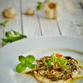 CARPACCIO DI MERLUZZO CON SALICORNIA IN SCAPECE