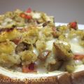 Barchette di melanzane ripiene