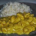 Pollo al curry con riso basmati