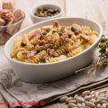 Insalata di fusilli con tonno fagioli e capperi