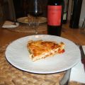 Torta rustica al salmone e peperoni