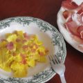 Farfalle cremose zafferano e speck