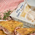 Focaccia semintegrale di patate senza glutine