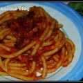 Bigoli all'amatriciana