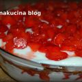 Torta di fragole e crema al latte