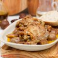 Pollo in umido con le castagne