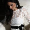 white lace dress