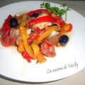 BACCALA' IN UMIDO CON PEPERONI E OLIVE NERE