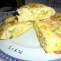 FRITTATA DI PORRI PROSCIUTTO COTTO E RICOTTA