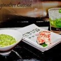 Gamberoni con Guacamole e mini Mojito