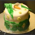 Calla lily cake