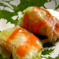 Involtini di verdure crude