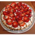 Torta panna e fragole