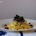 Fettuccine all'uovo ai funghi champignon