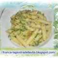 Penne alle zucchine e peperoni.