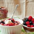 Riso dolce basmati con frutti di bosco e cereali