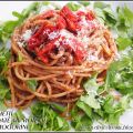 Spaghetti con molche e pomodorini