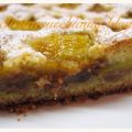 Crostata morbida di pesche cacao e amaretti