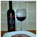 Risotto al radicchio con vino rosso