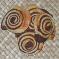 Girelle di pane bicolore