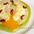 Raviolone con tuorlo con crema di favette[...]
