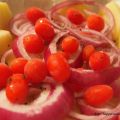 Patate cipolle e pomodorini