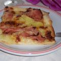 Pizza patate e prosciutto