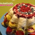 Semifreddo rovesciato con lamponi, fragole e[...]