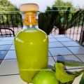 Liquore digestivo all'alloro e limone verde