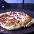 Frittata con prosciutto cotto e mozzarella