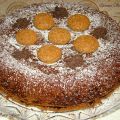 Dolce nuvola al cioccolato fondente e amaretti