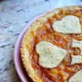 Torta di Linz bianca e casa dolce casa
