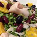 INSALATA CON TACCHINO ARROSTO E ARANCE