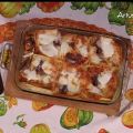 Sformato di pane, mozzarella e acciughe (
