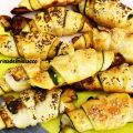Mini cornetti con zucchine