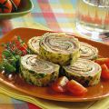 Rotolo di frittata farcito