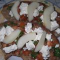 Bruschetta robiola e pere