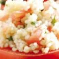 Pomodori ripieni con salmone e cous cous
