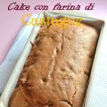 Cake con farina di castagne