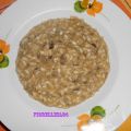 Risotto alla crema di melanzane