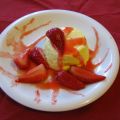 Zabaione freddo con fragole