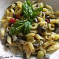 PASTA FREDDA CON MELANZANE E OLIVE