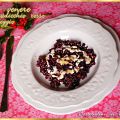 Riso Venere con radicchio rosso e taleggio