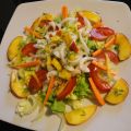 INSALATA  CON SEPPIE E PESCHE