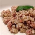 Risotto con la salsiccia