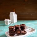 Frollini al cacao con ganache fondente