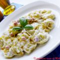 Tortellini alla panna e prosciutto