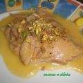 Fettine di suino in salsa di arance e pistacchi