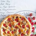 Pizza con Funghi e Pomodorini